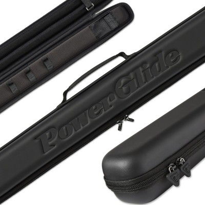 POWERGLIDE CUE CASE SVARTUR METALLIC BLACK 2 PIECE