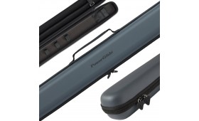 POWERGLIDE CUE CASE SVARTUR METALLIC GREY 2 PIECE