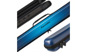 POWERGLIDE CUE CASE SVARTUR BLUE 2 PIECE