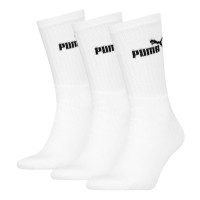 PUMA CREW 3 PAIR PACK SOCKS WHITE