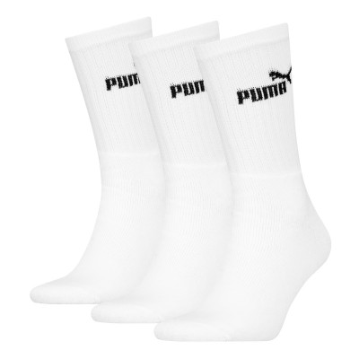 PUMA CREW 3 PAIR PACK SOCKS WHITE