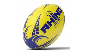 RHINO RUGBY BALL COMET YELLOW