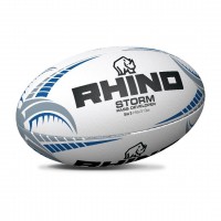 RHINO RUGBY BALL STORM PASS DEVELOPER WHITE