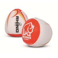 RHINO REFLEX RUGBY TRAINING BALL WHITE