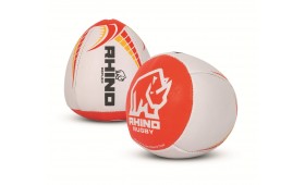 RHINO REFLEX RUGBY TRAINING BALL WHITE