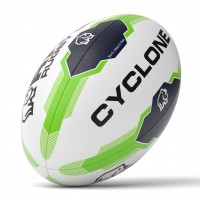 RHINO RUGBY LEAGUE BALL CYCLONE XIII WHITE