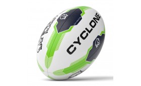 RHINO RUGBY LEAGUE BALL CYCLONE XIII WHITE