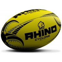 RHINO RUGBY BALL CYCLONE YELLOW