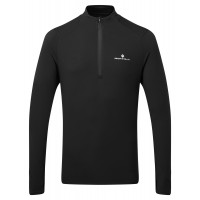 RONHILL MENS CORE THERMAL 1/2 ZIP TEE BLACK