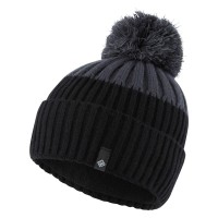 RONHILL BOBBLE HAT BLACK/CHARCOAL