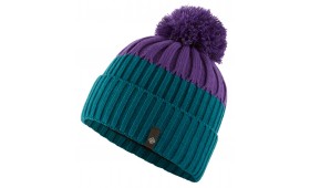 RONHILL BOBBLE HAT MARINE/R.PURPLE