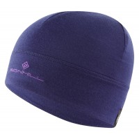 RONHILL MERINO BEANIE D.OCEAN/R.PURPLE