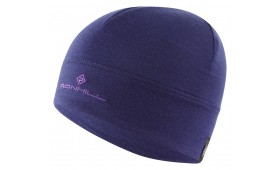 RONHILL MERINO BEANIE D.OCEAN/R.PURPLE