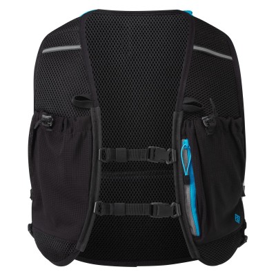 RONHILL OTM VEST -BLACK/CYAN