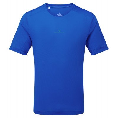 RONHILL MENS TECH SHORT SLEEVE TEE DEEP LAGUNA