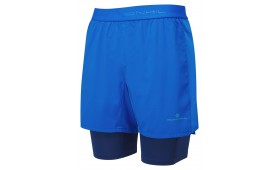 RONHILL MENS TECH 5IN TWIN SHORT SEAFARING