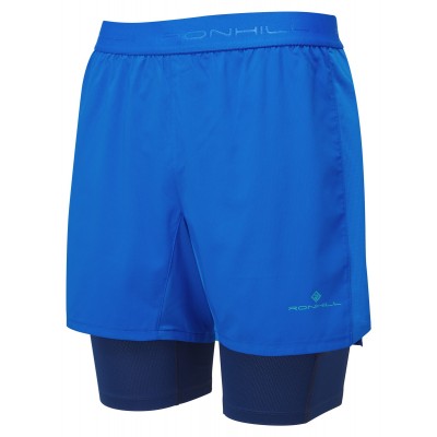 RONHILL MENS TECH 5IN TWIN SHORT SEAFARING