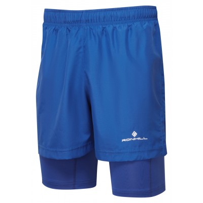 RONHILL MENS CORE 5in TWIN SHORT D.COLBALT