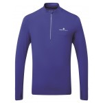 RONHILL MENS CORE THERMAL 1/2 ZIP TEE D.COLBALT