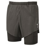 RONHILL MENS TECH RACE TWIN SHORT BLACK