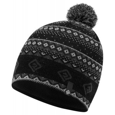 RONHILL WINTER BOBBLE HAT BLACK