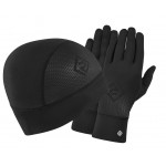 RONHILL BEANIE & GLOVE SET BLACK