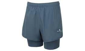 RONHILL WOMENS CORE TWIN SHORT E.HAZE 