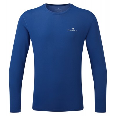 RONHILL MENS CORE LONG SLEEVE TEE - DARK COLBALT