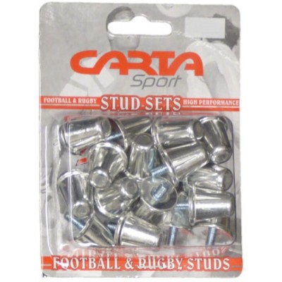 ALUMINIUM RUGBY UNION STUDS (BLISTER PACK OF 16)