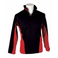 REVERSIBLE RUGBY JERSEY BLACK/SCARLET