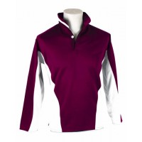 REVERSIBLE RUGBY JERSEY MAROON/WHITE