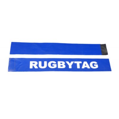 RUGBY TAG BELT BLUE (2 TAGS + 1 VELCRO BELT)