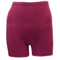 GIRLS SHORT LYCRA MAROON