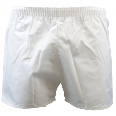 POLY/COTT FB SHORT WHITE
