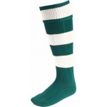 EURO SOCKS BOTTLE/WHITE  HOOPS