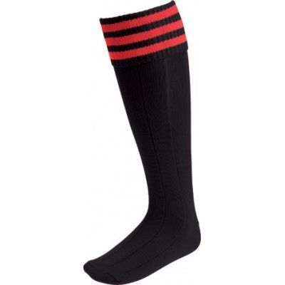 EURO SOCKS BLACK/3 SCARLET EURO SOCKS BLACK/3 SCARLET
