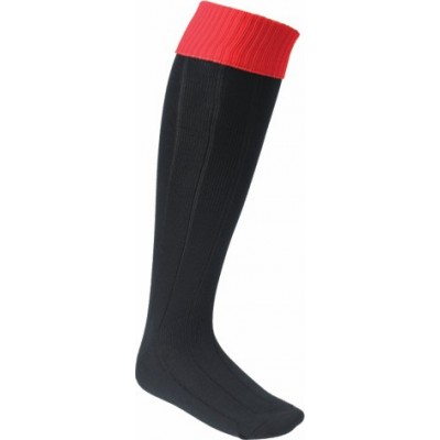 EURO SOCK BLACK/RED TOT