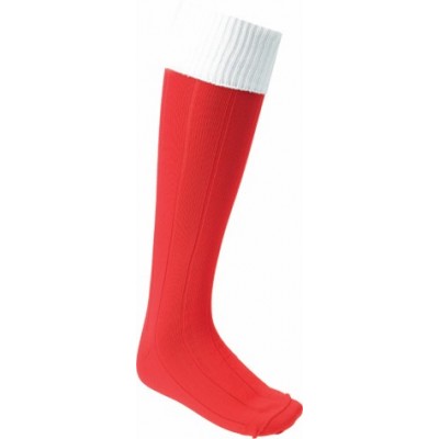 EURO SOCK RED/WHT TOT