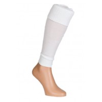 FOOTBALL LEG SOCKS WHITE (7-11) LARGE