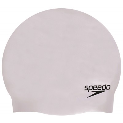 SPEEDO SILICONE CAP ADULTS GREY