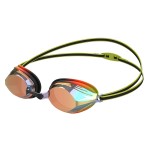 SPEEDO GOGGLES VENGEANCE MIRROR JUNIOR BLACK - ACID LIME