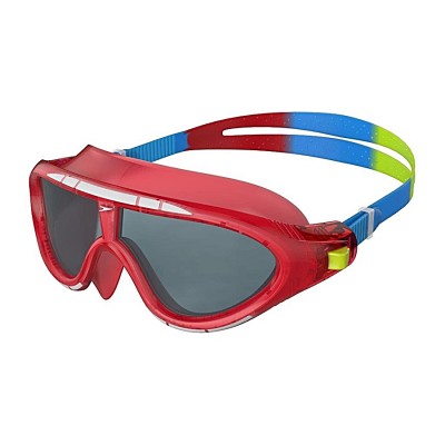 SPEEDO MASK BIOFUSE RIFT JUNIOR LAVA RED/JAPAN BLUE/SMOKE