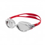 SPEEDO GOGGLES BIOFUSE MENS 2.0 RED/SILVER/CLEAR