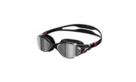 2024 SPEEDO GOGGLES BIOFUSE MENS 2.0 MIRROR BLACK/SILVER