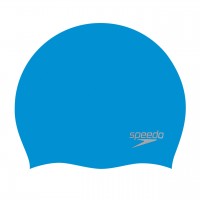 SPEEDO SILICONE CAP ADULTS BLUE/SILVER