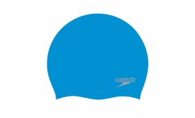 2024 SPEEDO SILICONE CAP ADULTS BLUE/SILVER