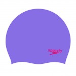 2024 SPEEDO SILICONE CAP JUNIOR PURPLE/RED