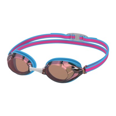 SPEEDO GOGGLES VANQUISHER JUNIOR 3.0 MIRROR BLUE/PINK