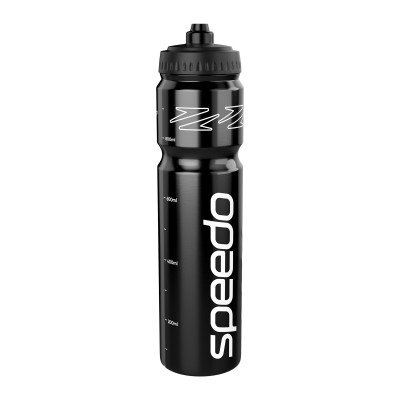 SPEEDO WATERBOTTLE 1 LITRE BLACK / WHITE