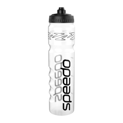 SPEEDO WATERBOTTLE 1 LITRE CLEAR / BLACK